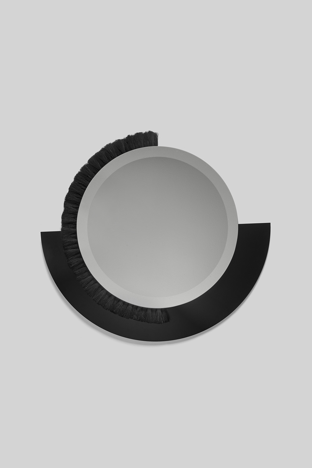 LARGE BLACK ROOTS MIRROR