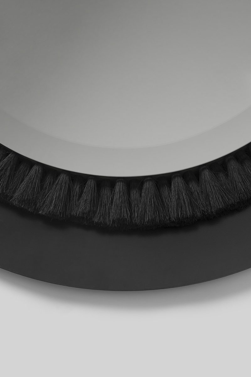 LARGE BLACK ROOTS MIRROR